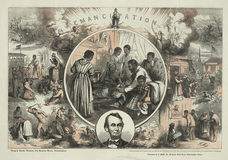 Research Paper Topics for the Thirteenth Amendment — Thirteenth Amendment Emancipation Thomas Nast Print